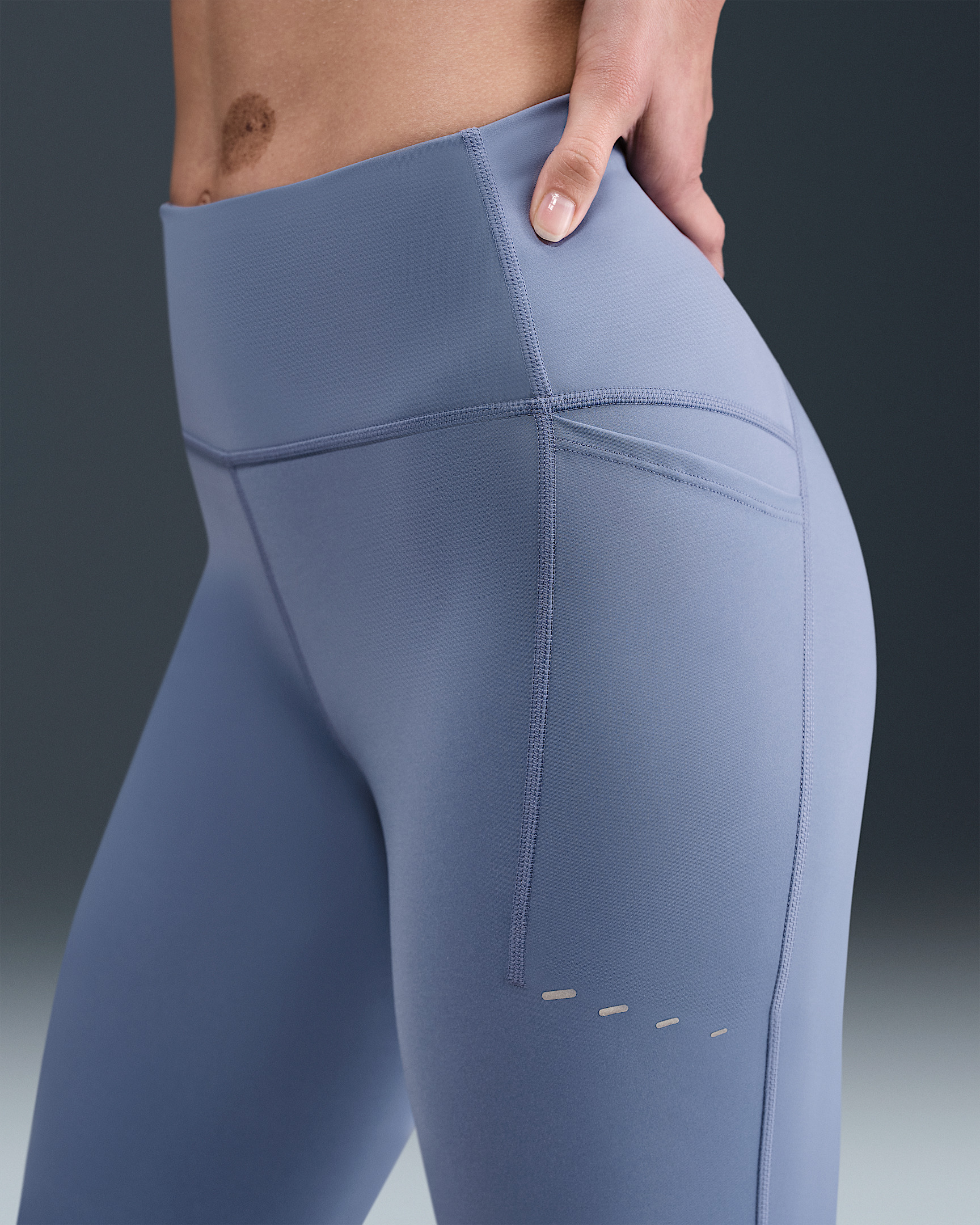 Nike Swift Women's High-Waisted 7/8 Running Leggings with Pockets - 6