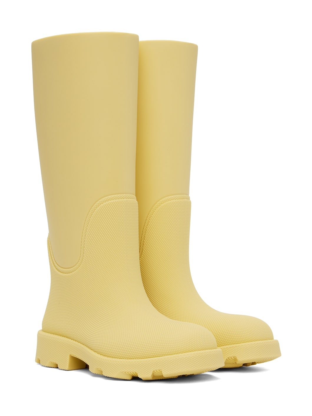 Yellow Rubber Marsh High Boots - 4