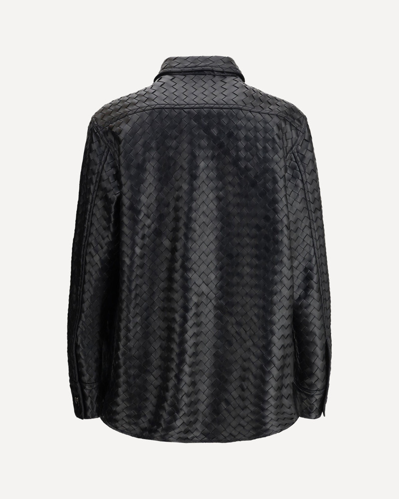 Bottega Veneta Intreccio leather Shirt outlook