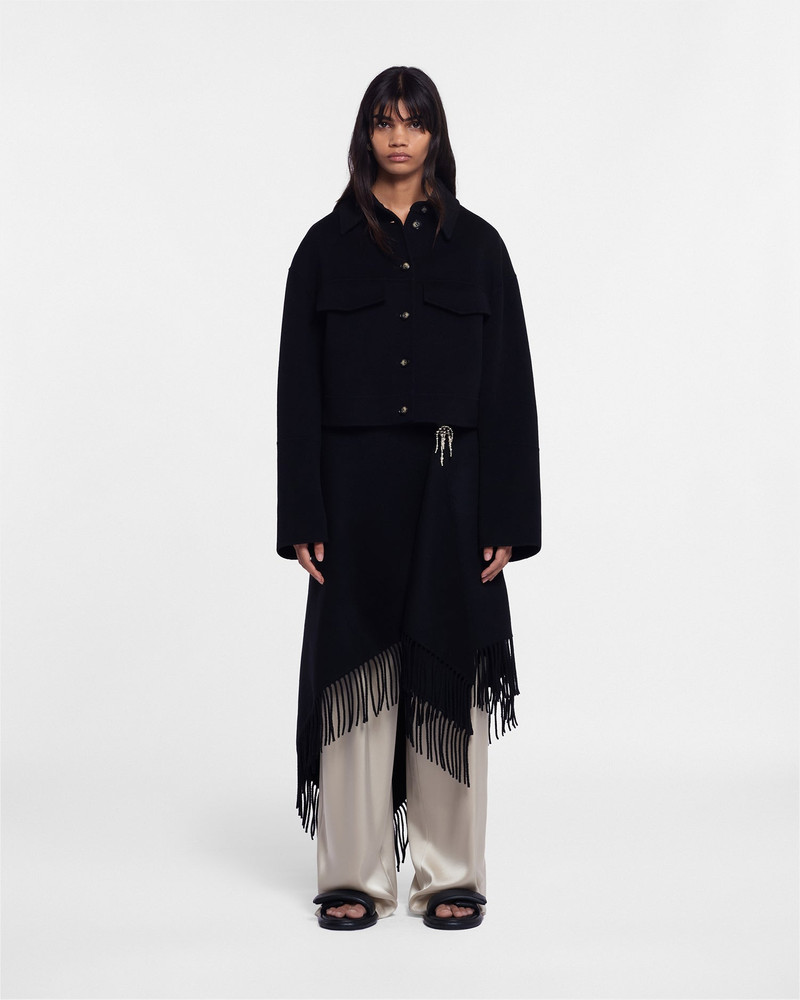 Nanushka Double Wool And Silk Blend Scarf outlook