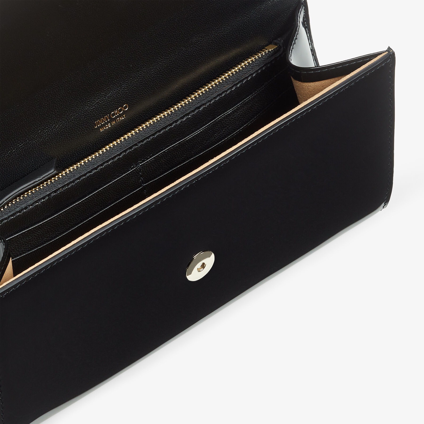 Emmie
Black Patent Leather Clutch Bag - 4