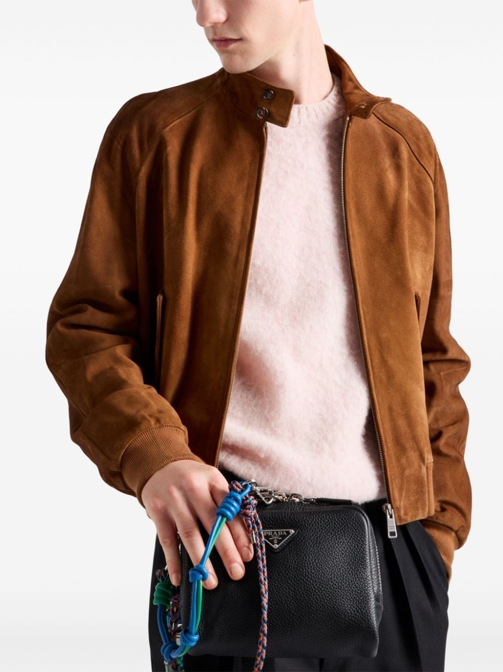 Brique Saffiano leather bag - 2