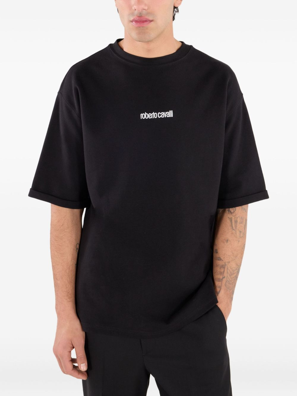 logo-embroidered T-shirt - 2