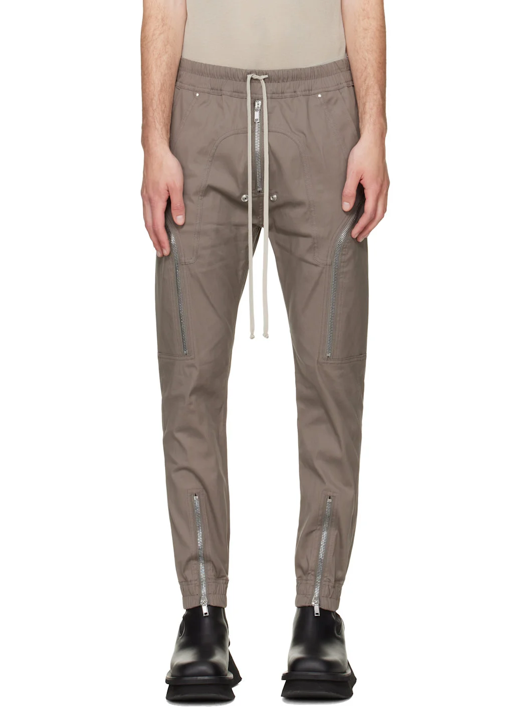 Gray Tower Heizer Cargo Pants - 1