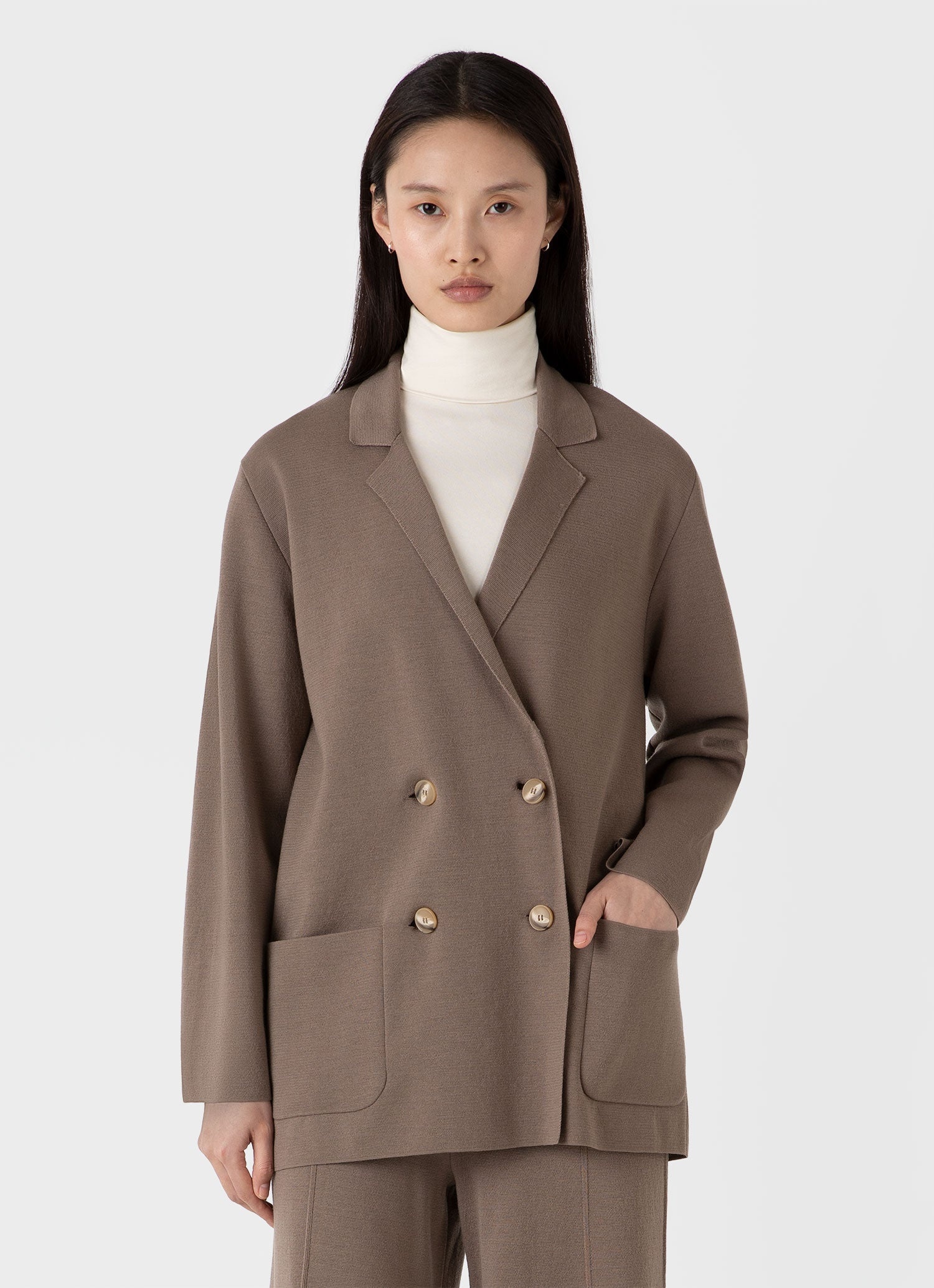 Merino Milano Knit Blazer - 1