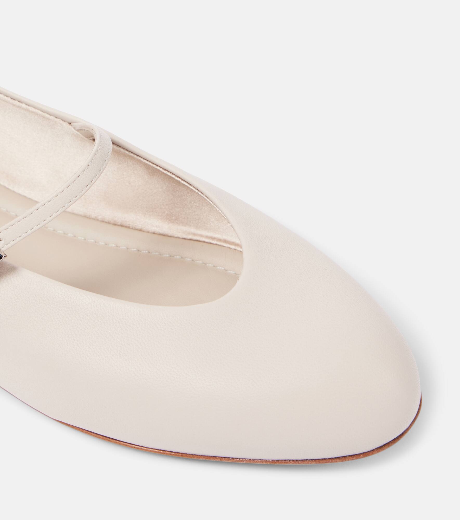 Leather ballet flats - 5