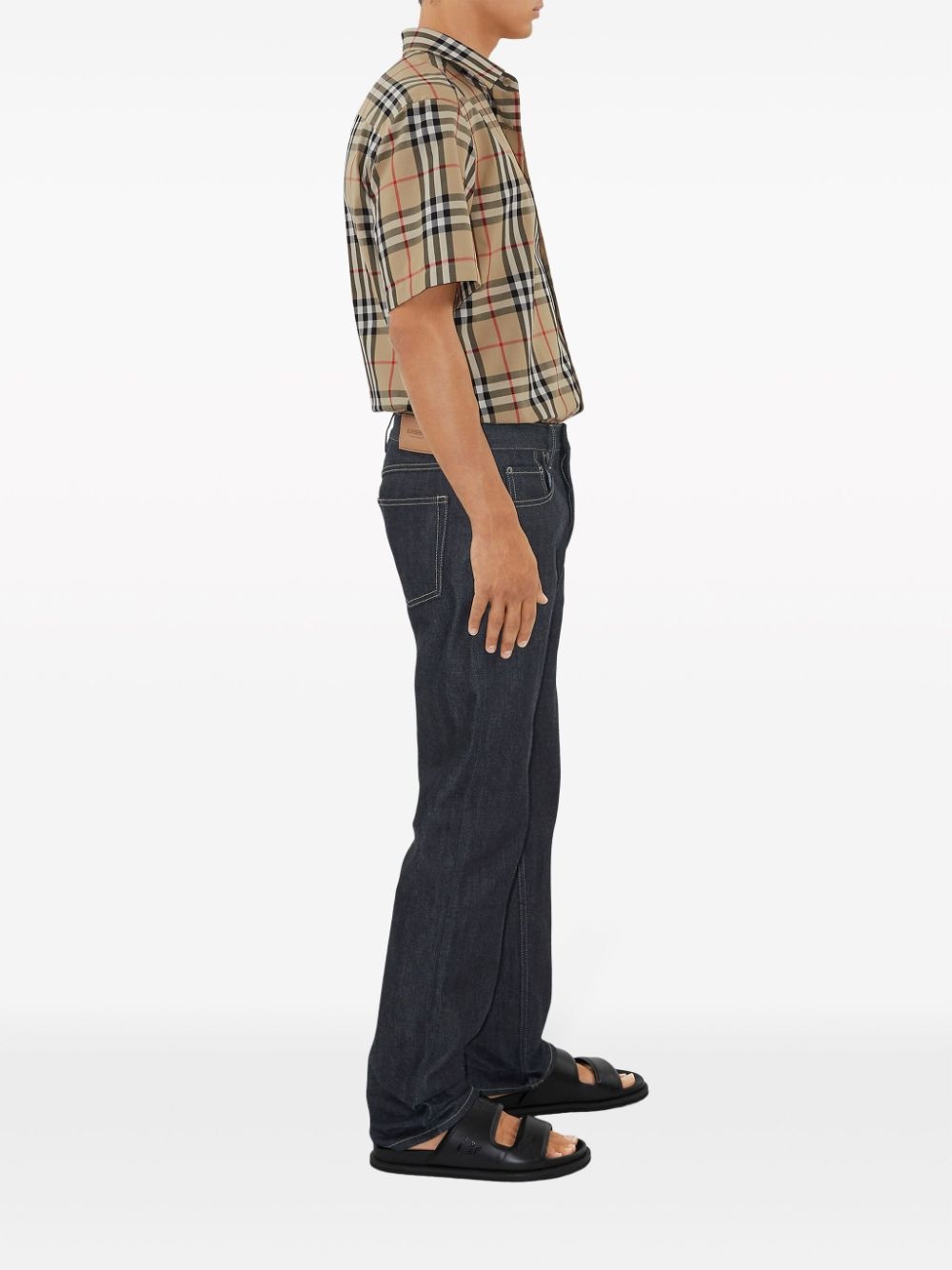 Vintage Check pattern cotton shirt - 3