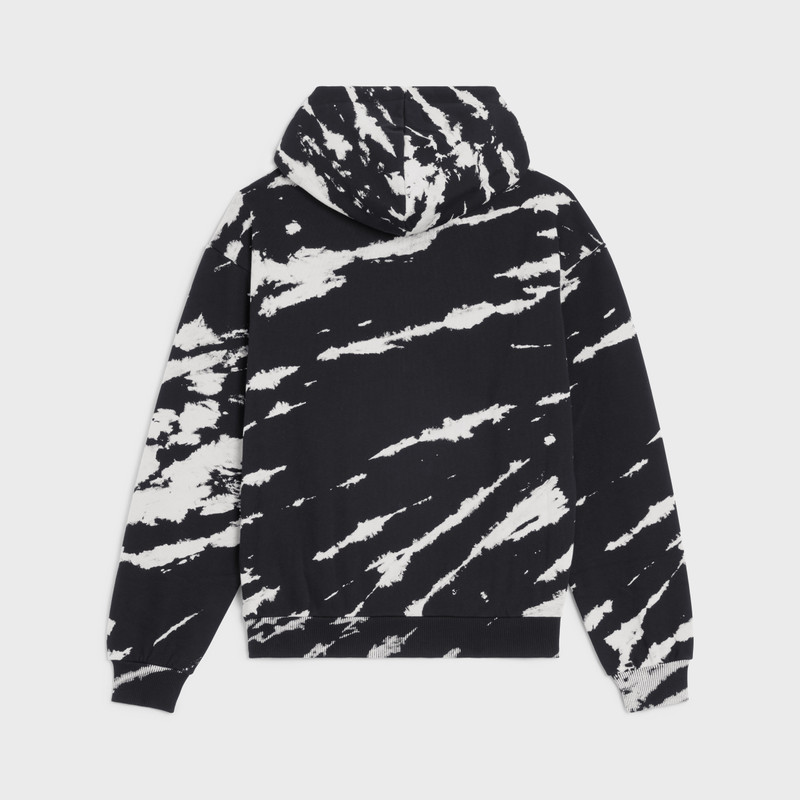 CELINE LOOSE TIE-DYE HOODIE IN JERSEY FLEECE outlook