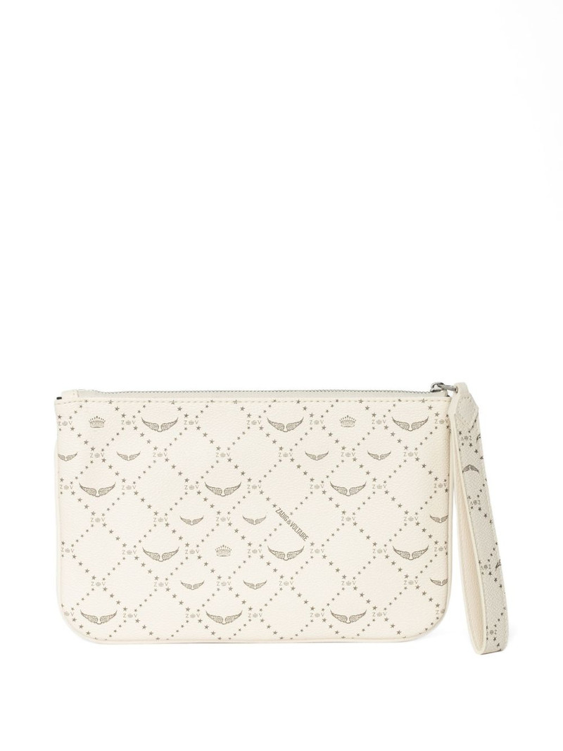 Zadig & Voltaire monogram clutch bag outlook