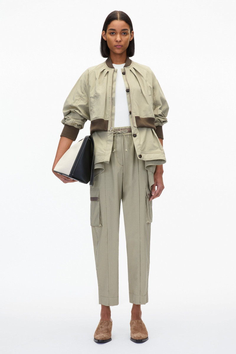 Layered Flounce Bomber Jacket 1