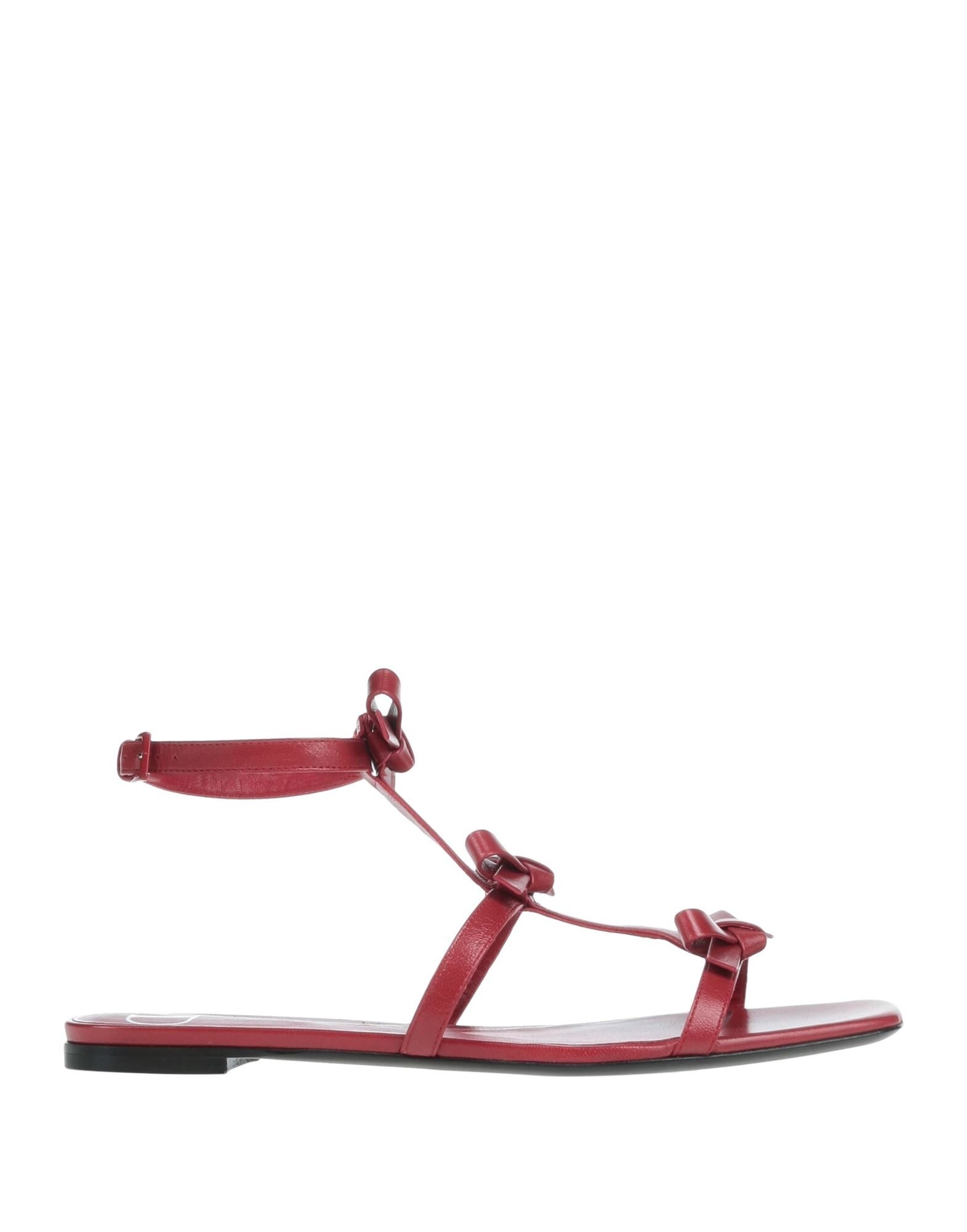 Burgundy Women's Sandals - 1