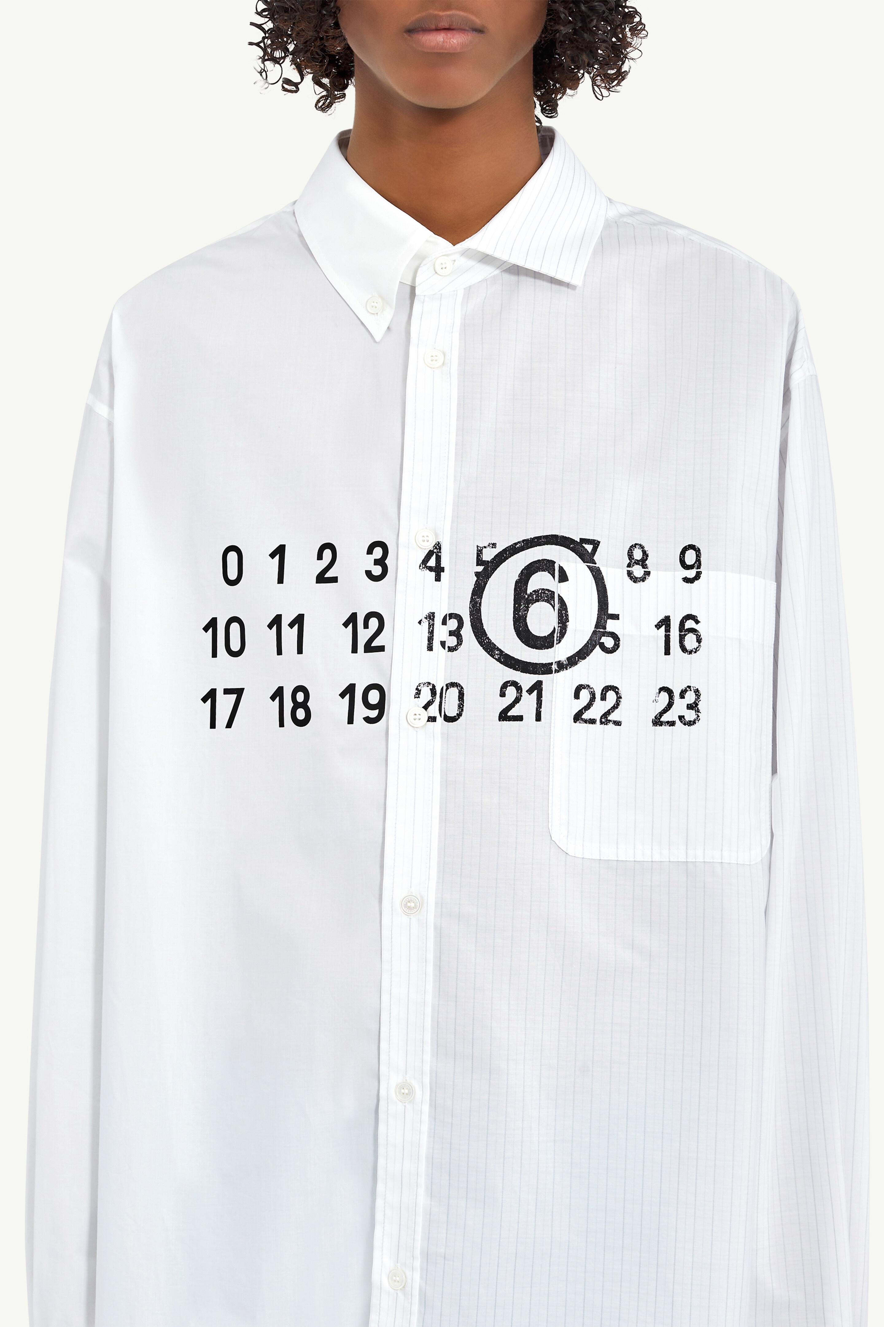 Striped Cotton Poplin Shirt - 5