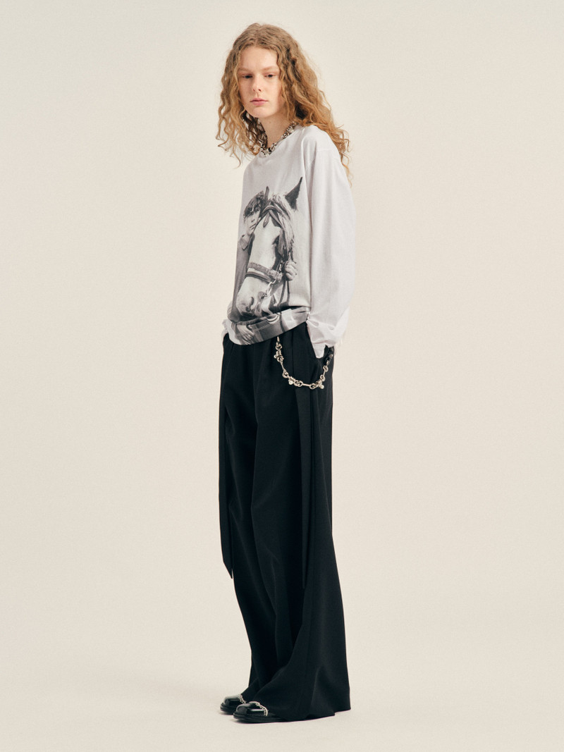 Wide Leg Sash Trousers 2