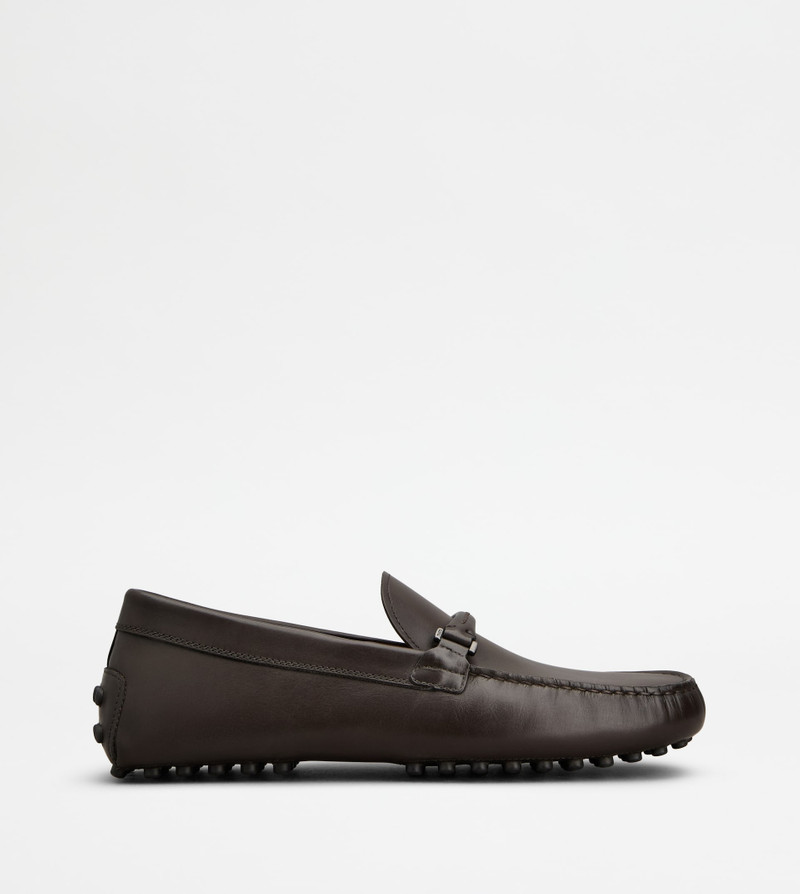 GOMMINO LOAFERS IN LEATHER - BROWN 1