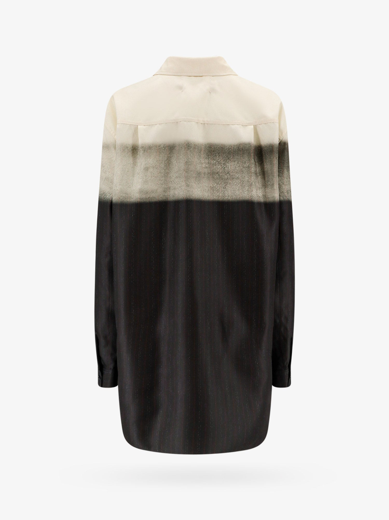 Oversize Shirt With Multicolor Print - 2