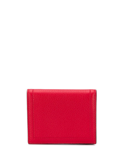 Moschino logo plaque wallet outlook