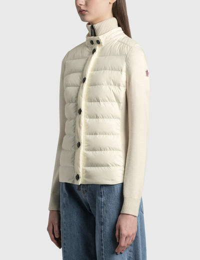 Moncler Padded Knit Zipped Jacket outlook