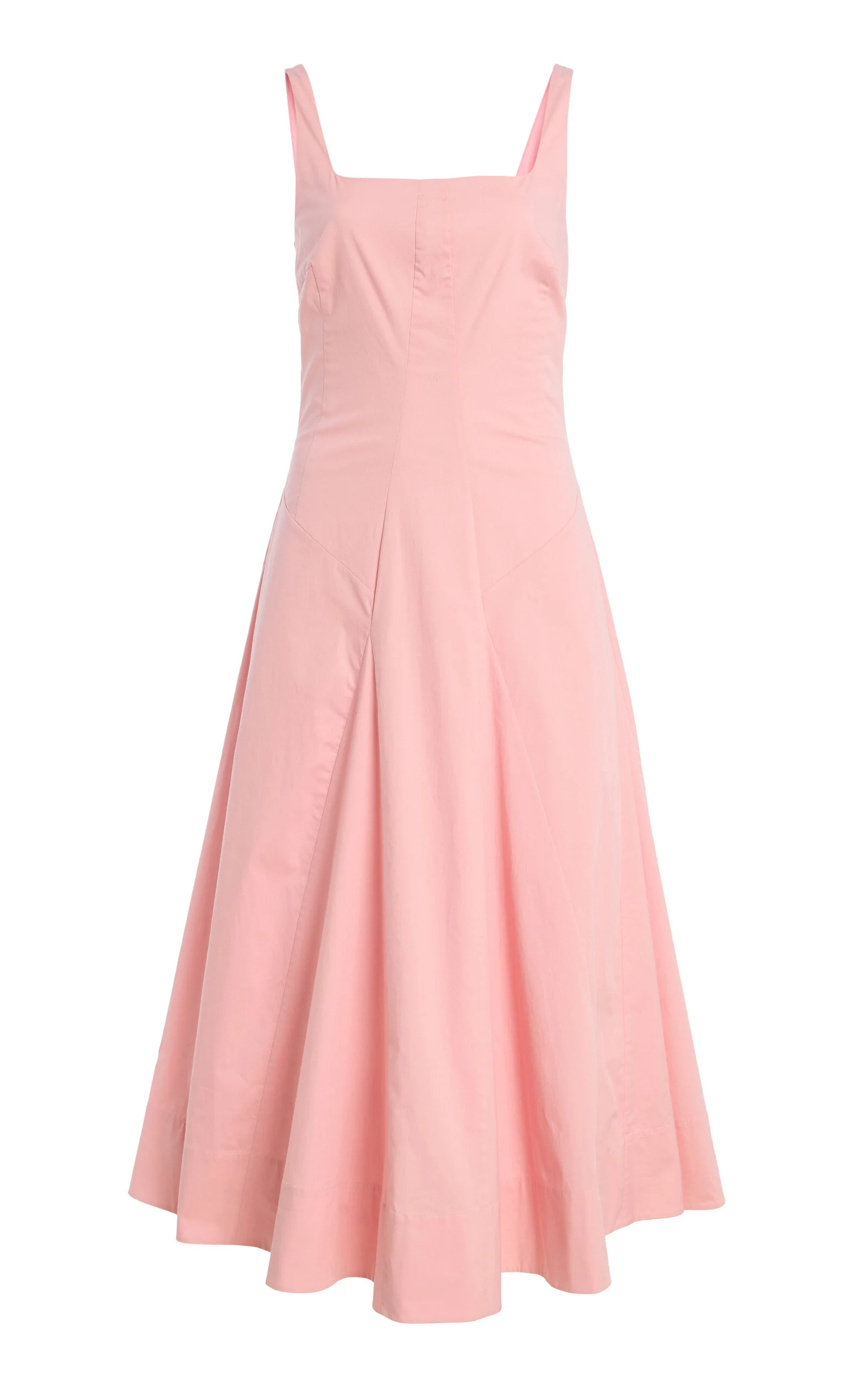 Willow Stretch-Cotton Midi Dress pink - 1