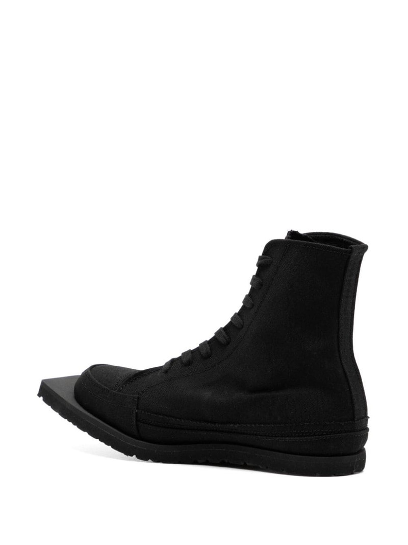hi-top lace-up shoes 3