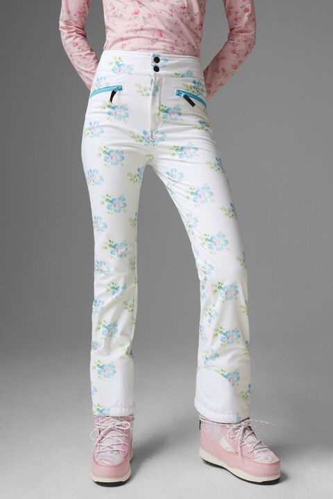 Ireen Ski pants in White/Blue - 2