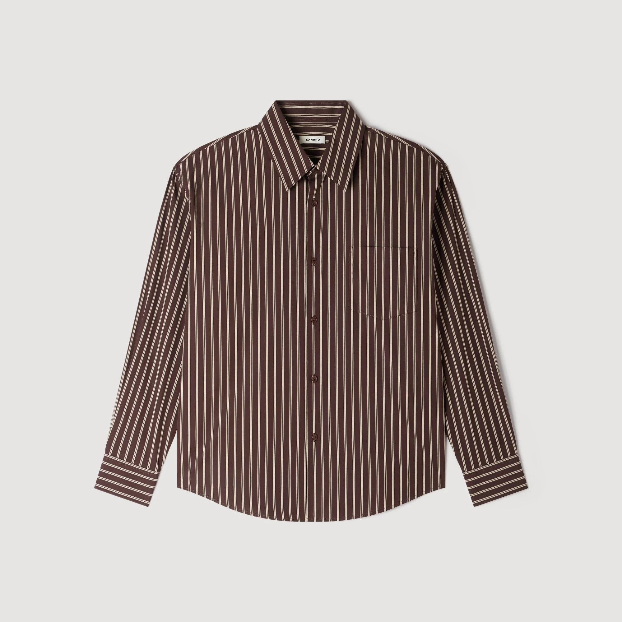 STRIPED COTTON SHIRT - 1