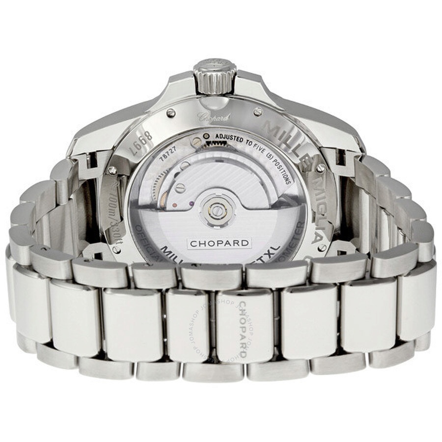 Pre-owned Chopard Mille Miglia GT XL GMT GMT Black Dial Men's Watch 15-8514-3001 - 3