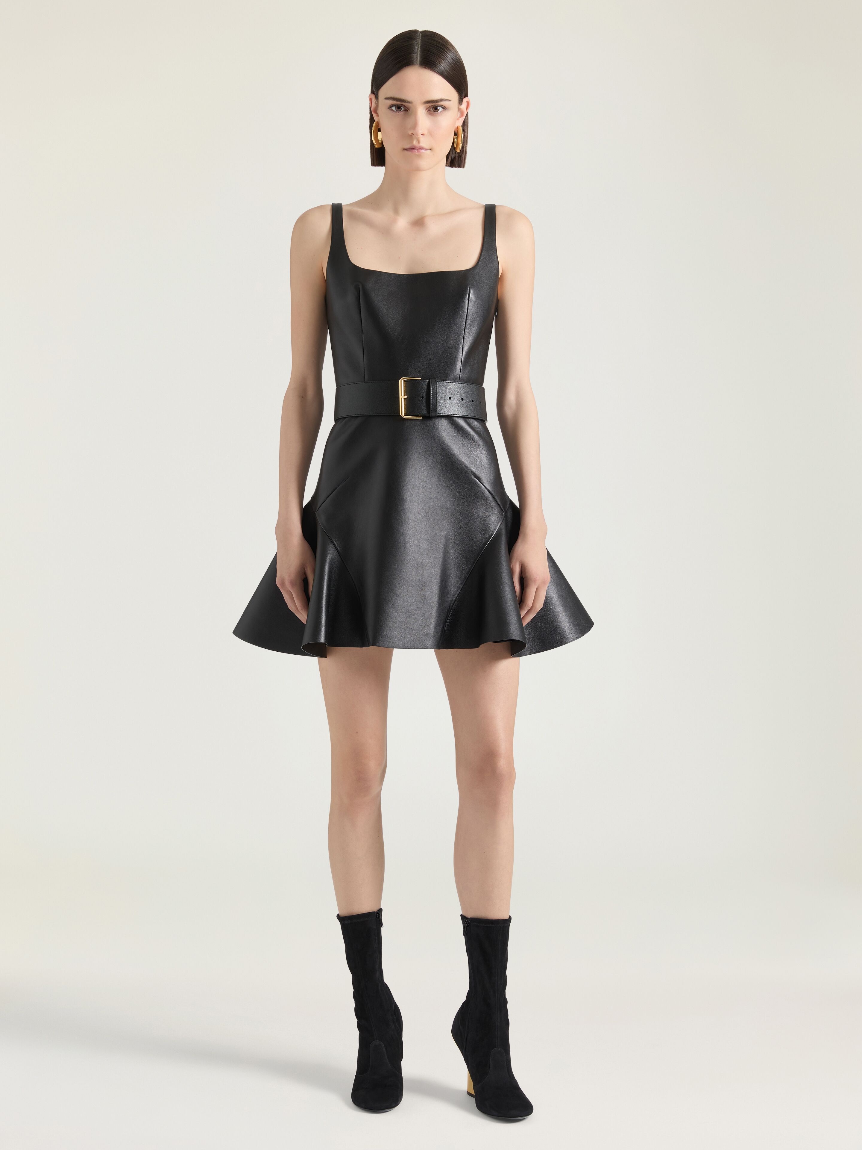 VOYOU LARGE BELT IN SHINY LEATHER - 2