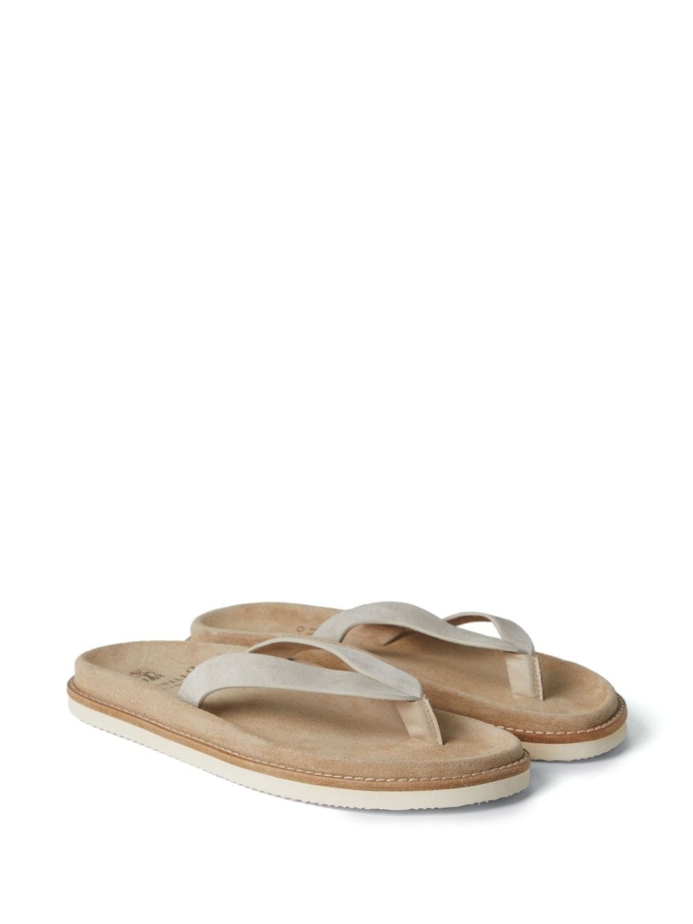 suede flip flops - 2