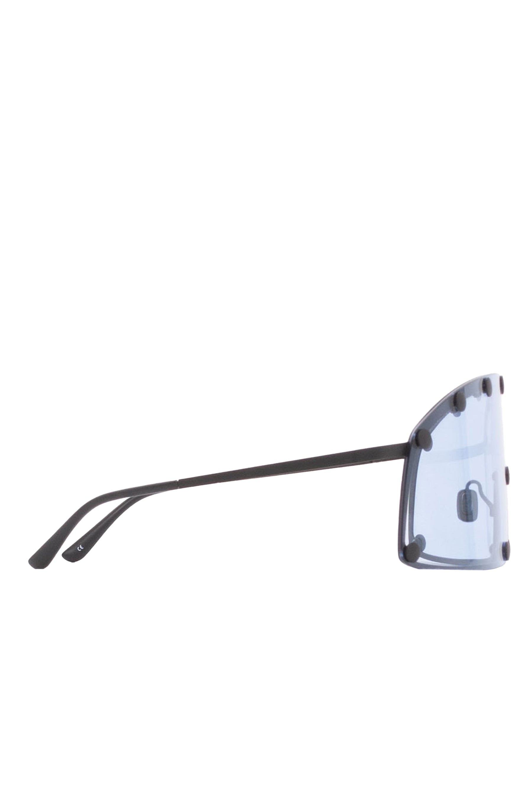 SUNGLASSES SHIELDING / BLK TEMPLE / NUBLUE LENS - 3