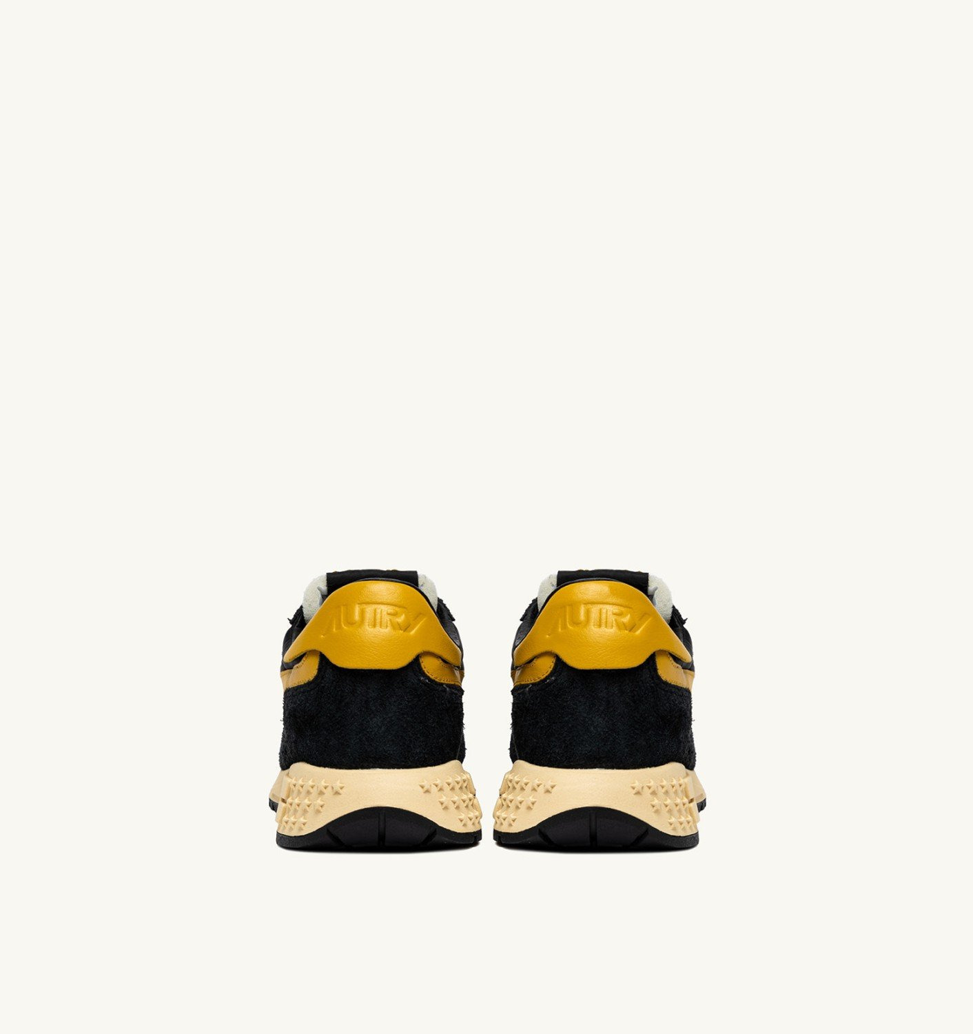 REELWIND LOW SNEAKERS IN NYLON SUEDE AND LEATHER COLOR YELLOW AND BLACK - 3