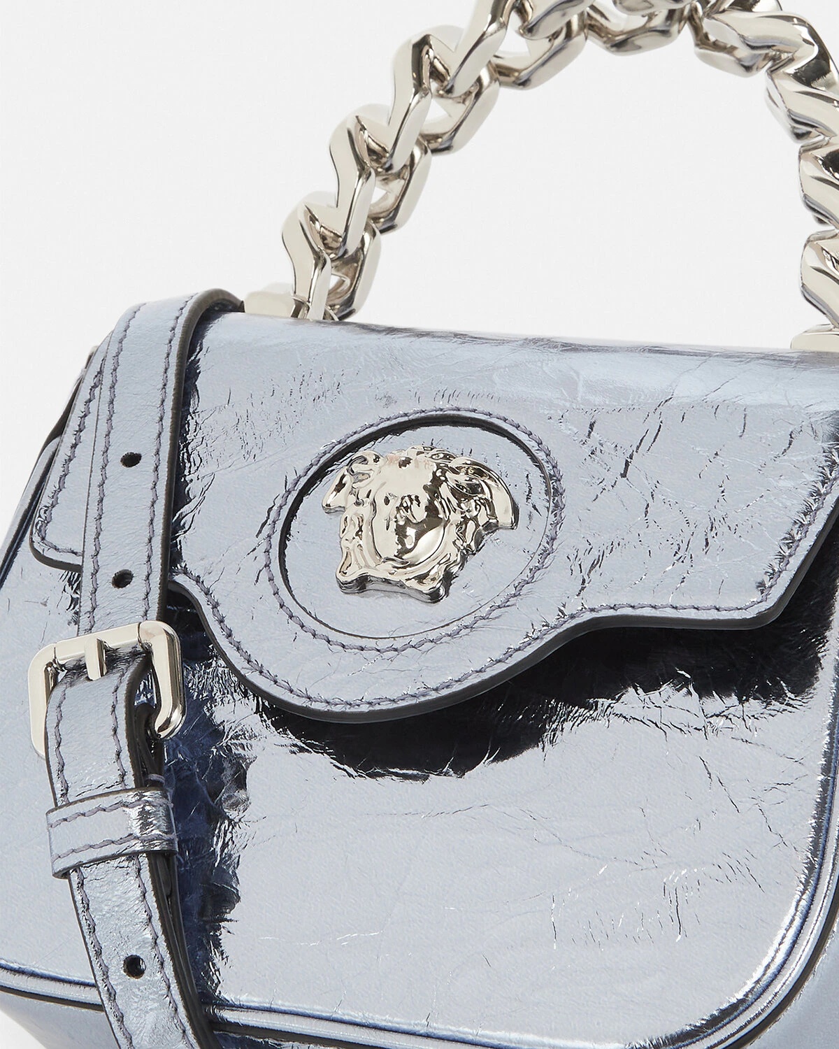 La Medusa Metallic Mini Bag - 5