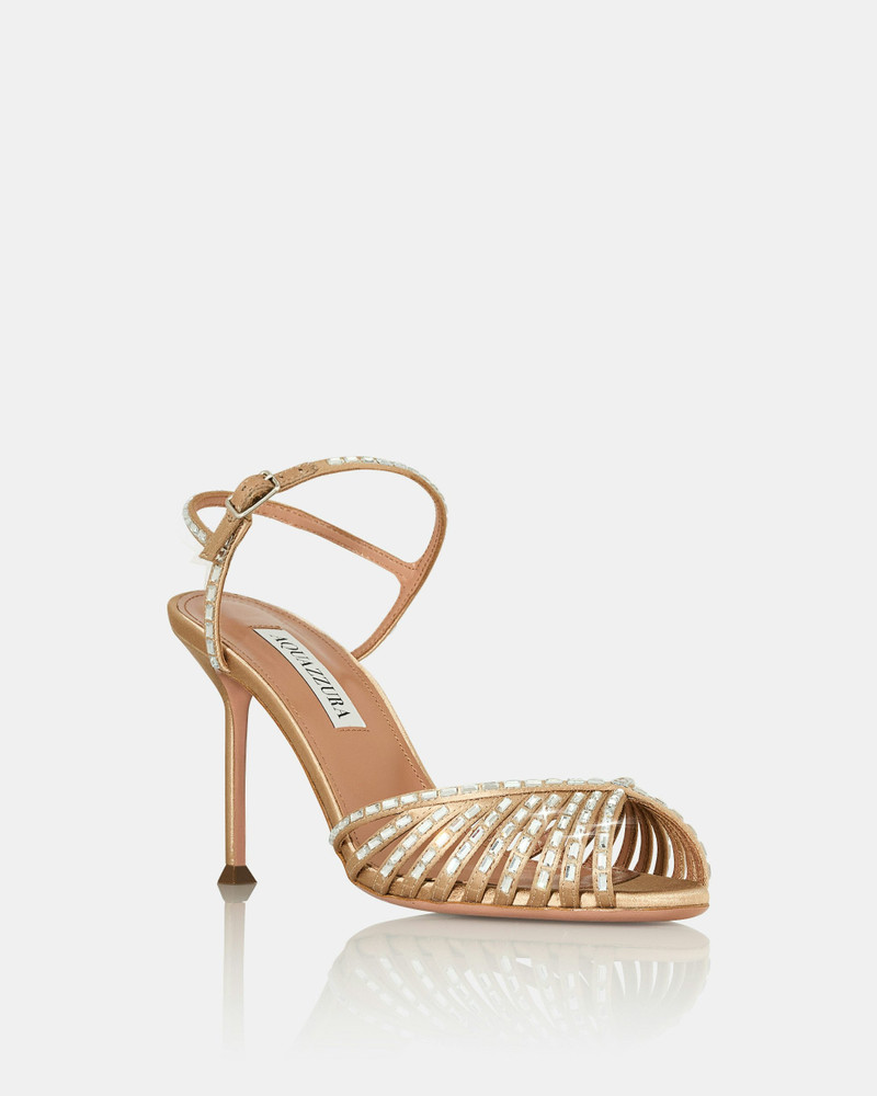 AQUAZZURA Hold Me Crystal Sandal 85 outlook
