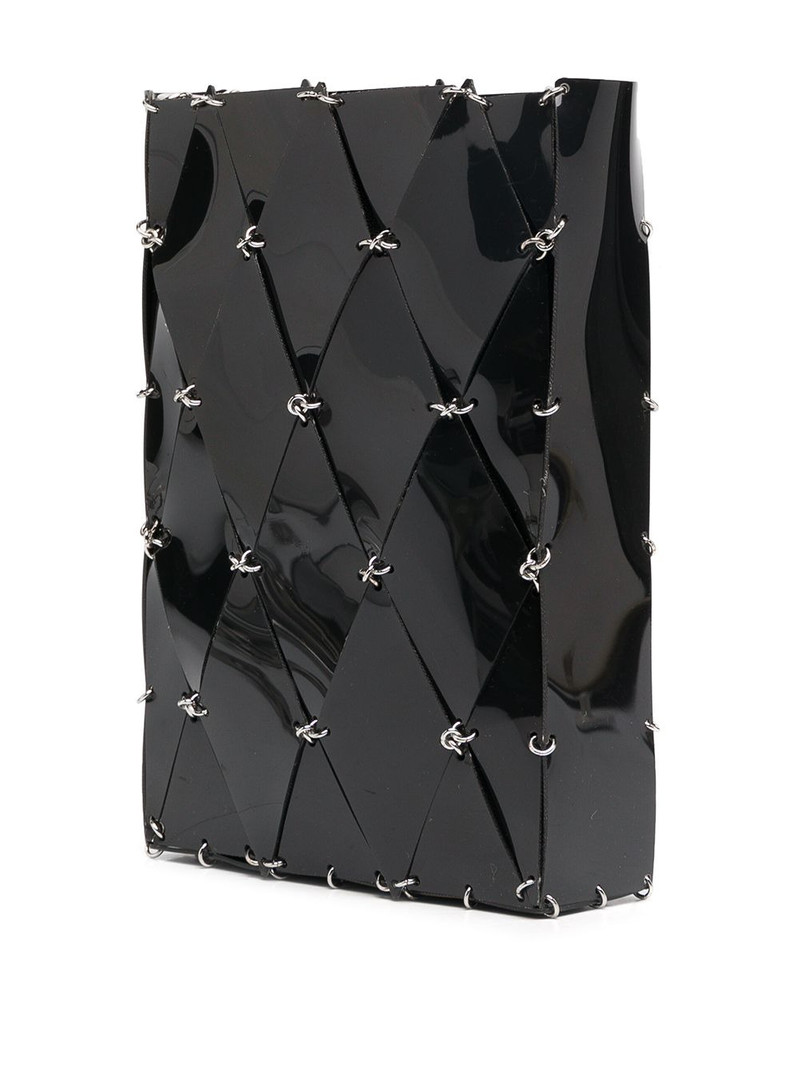 diamond-pattern pierced shoulder bag 3