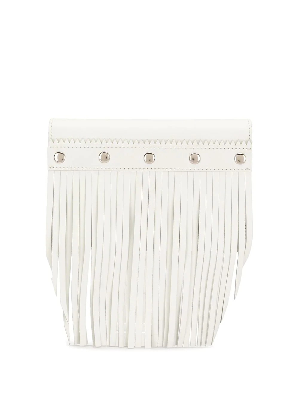 fringe-detail leather wallet - 1