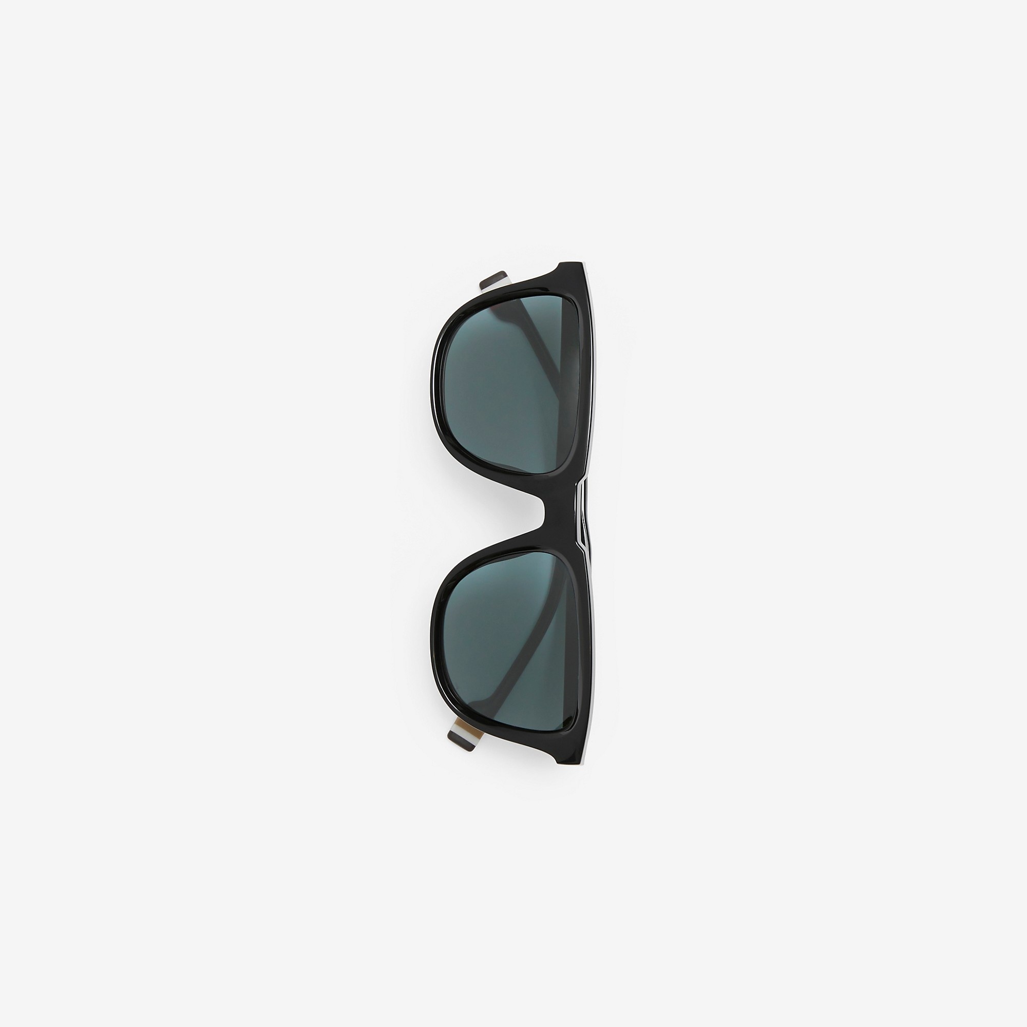 Stripe Detail Square Frame Sunglasses - 2