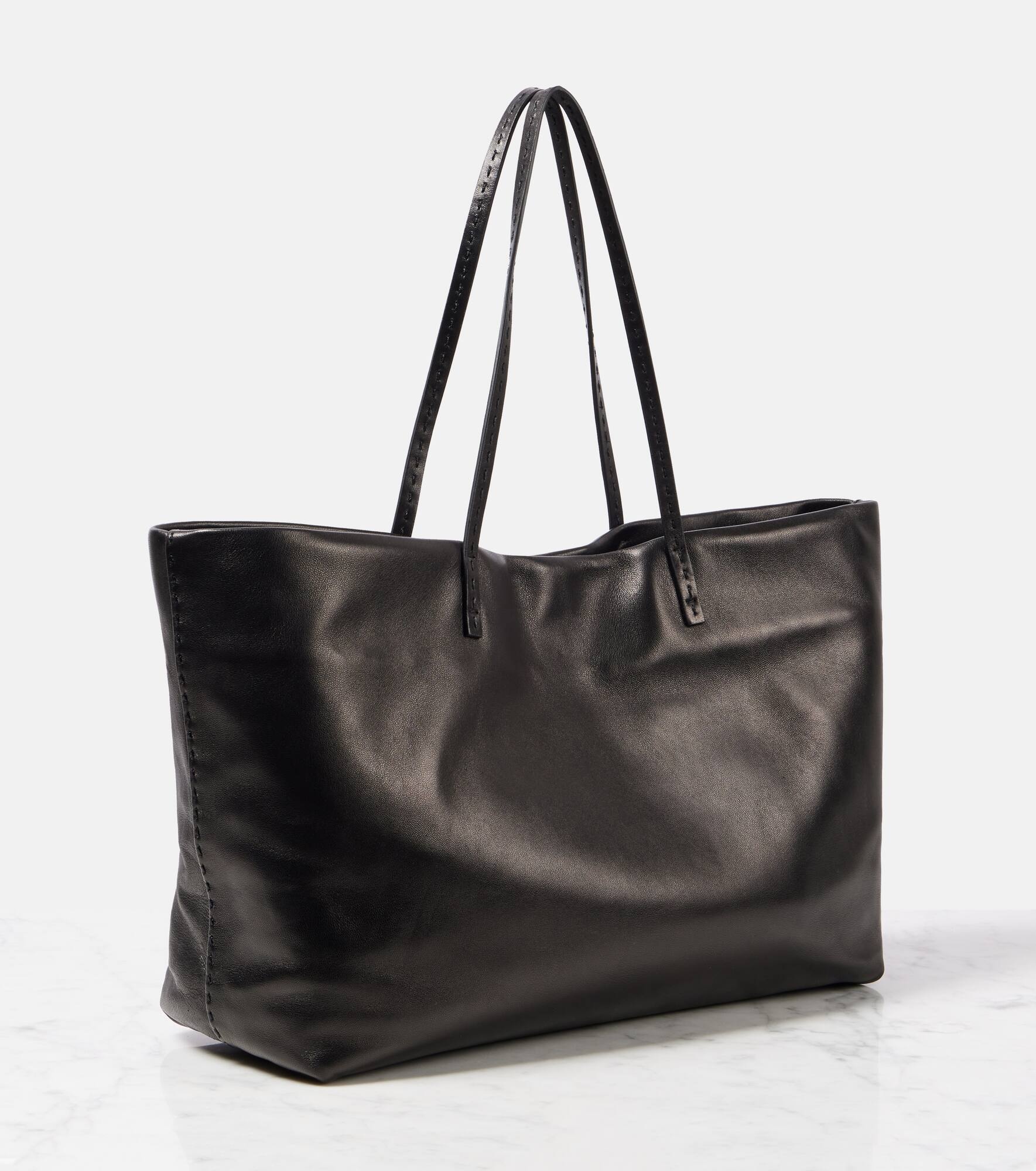 Nuance leather tote bag - 4