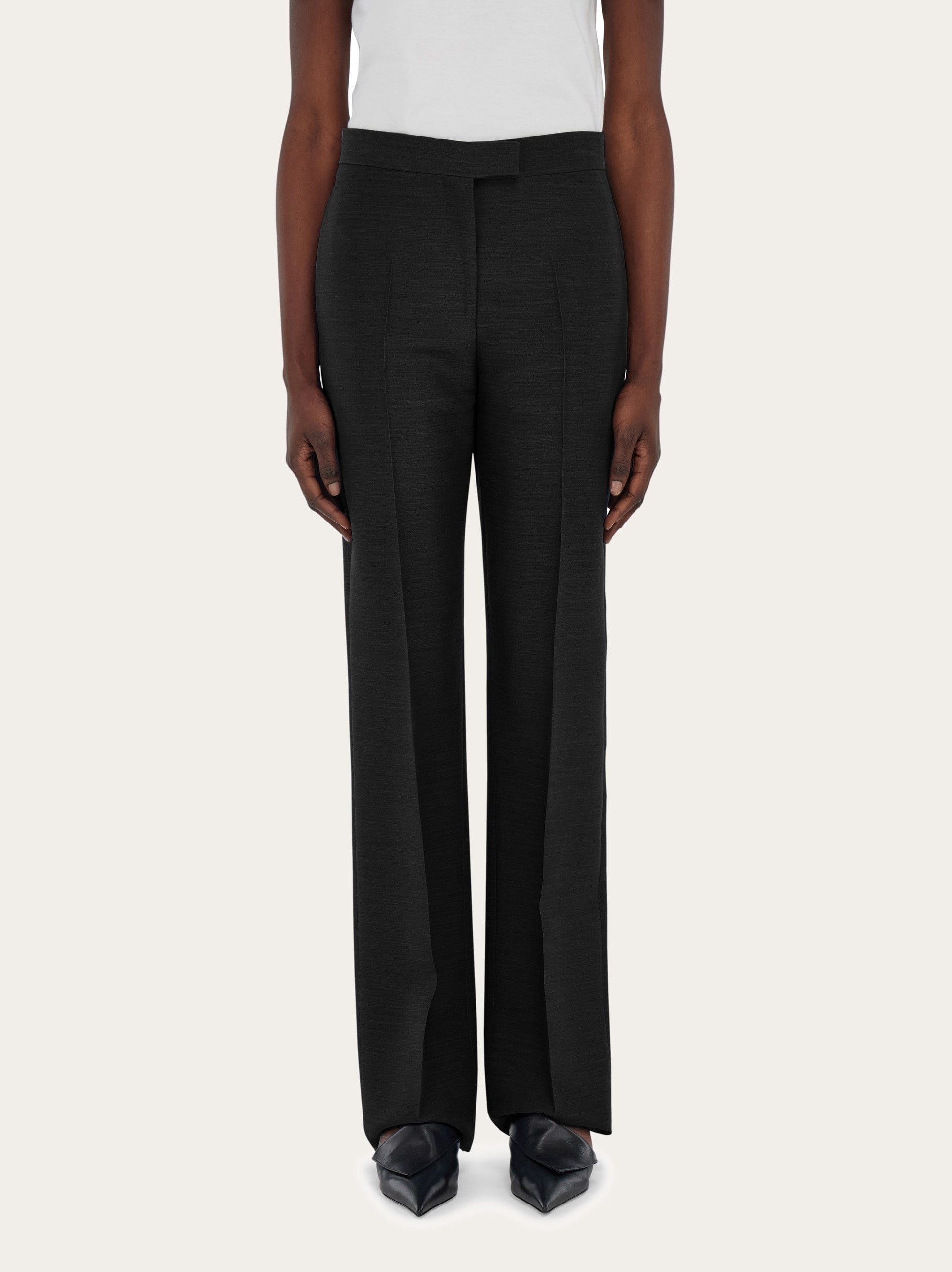 Wool faille trouser - 2
