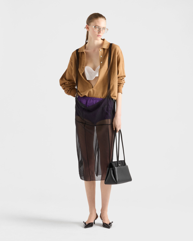Prada Cigaline midi-skirt outlook