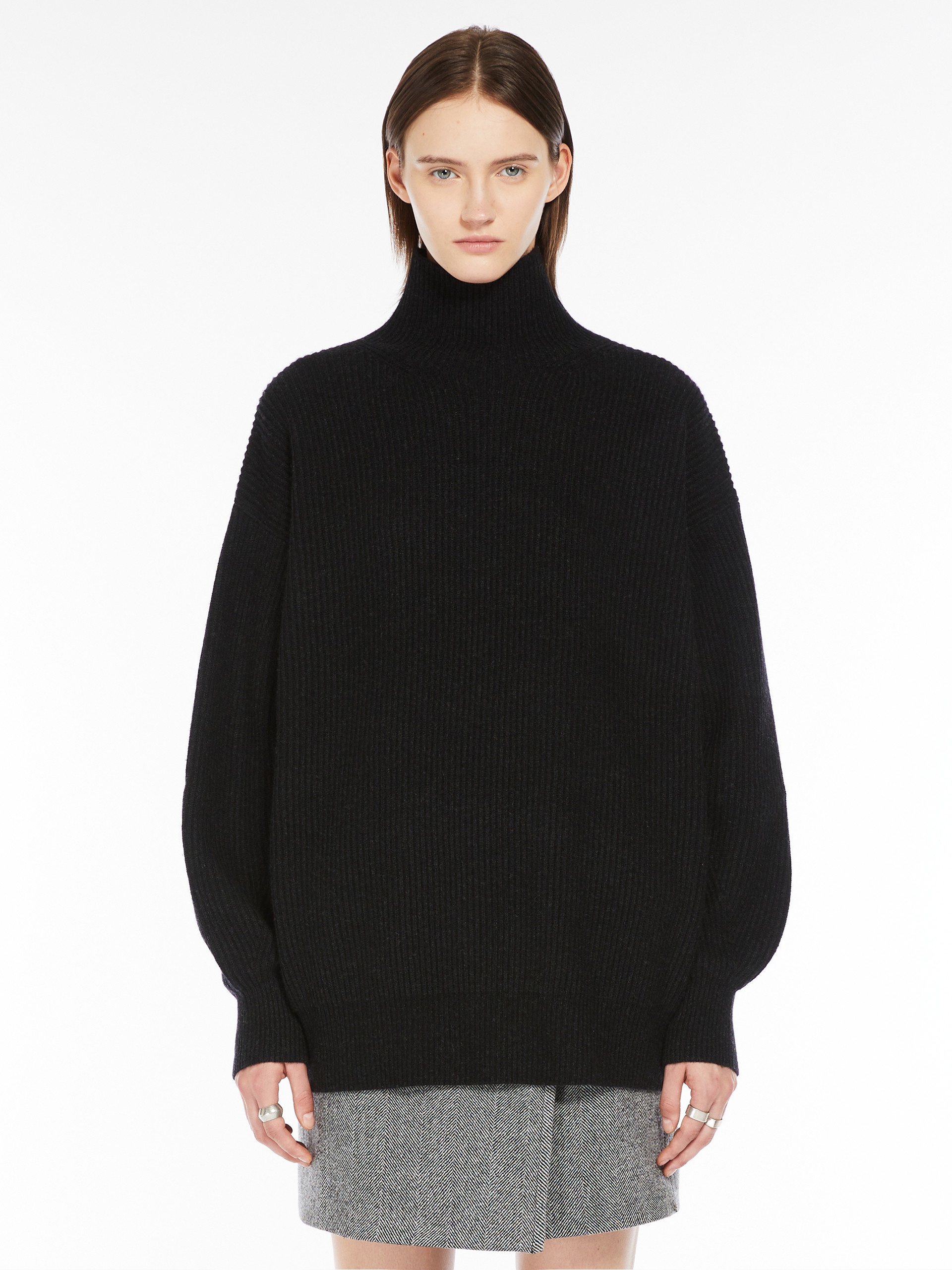 VELIERO Wool and cashmere high-neck sweater - 3