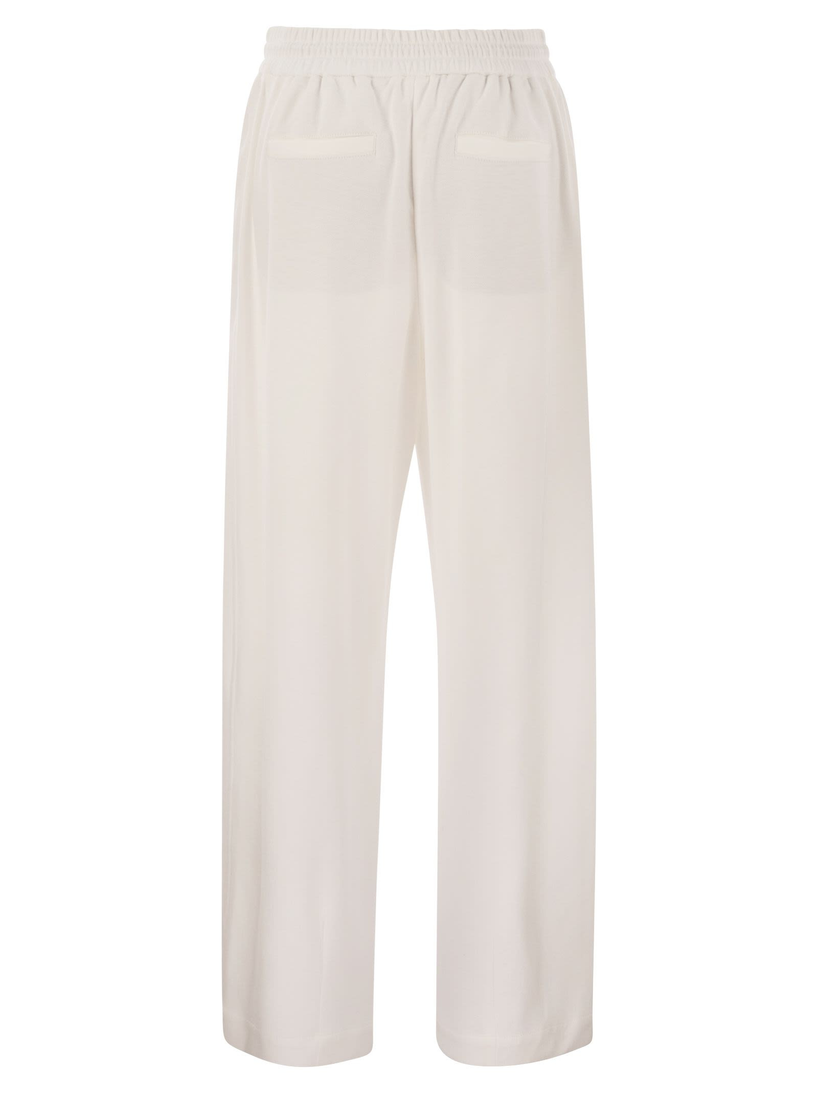 Brunello Cucinelli Women Track Trousers In Couture Interlock - 2