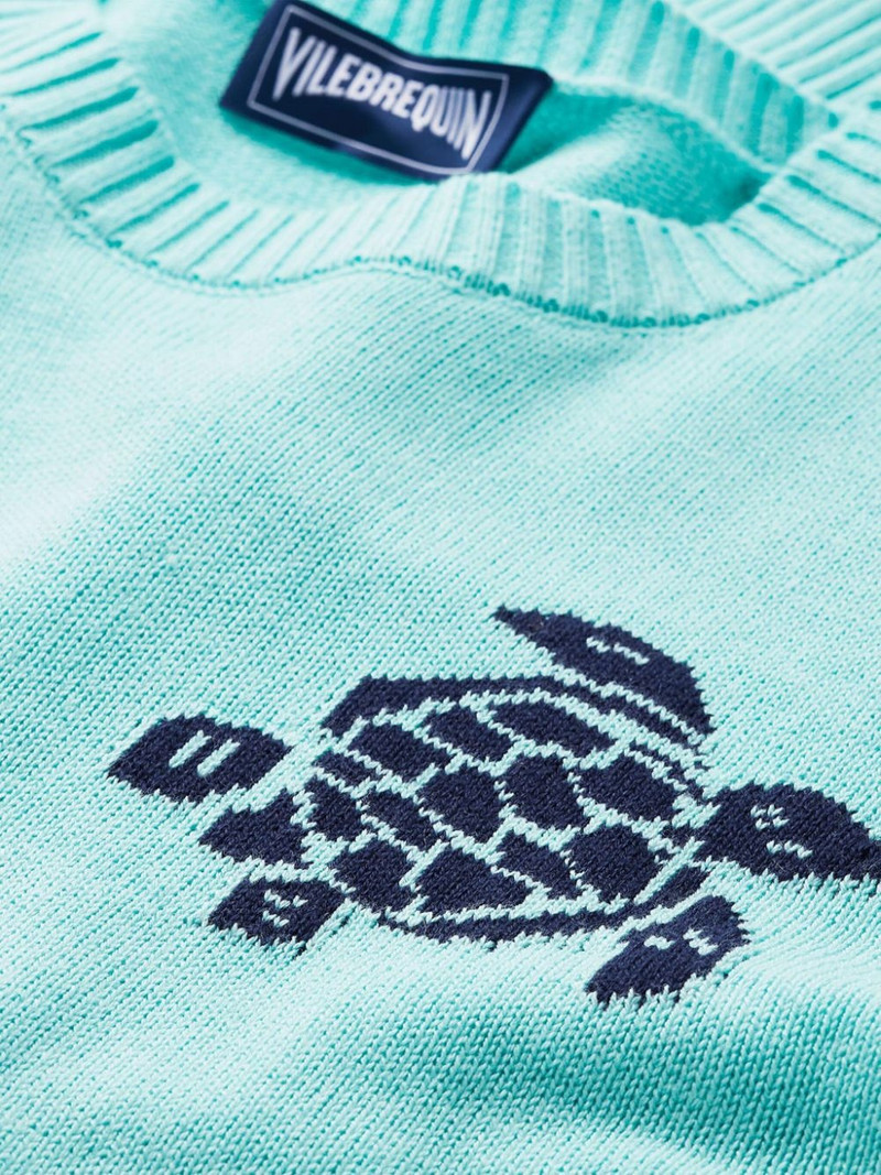 embroidered-logo sweater 4