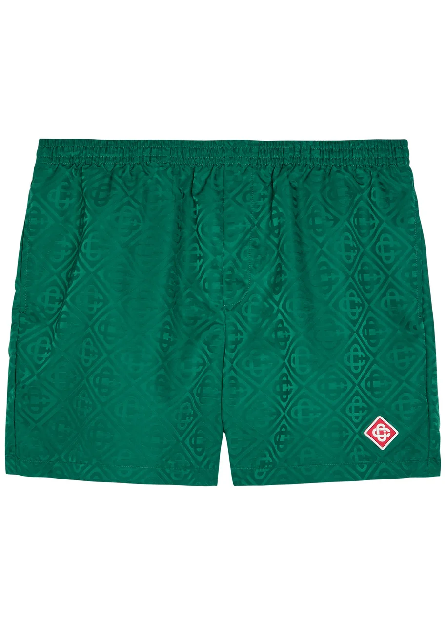 Casablanca Monogram Shell Swim Shorts - 1