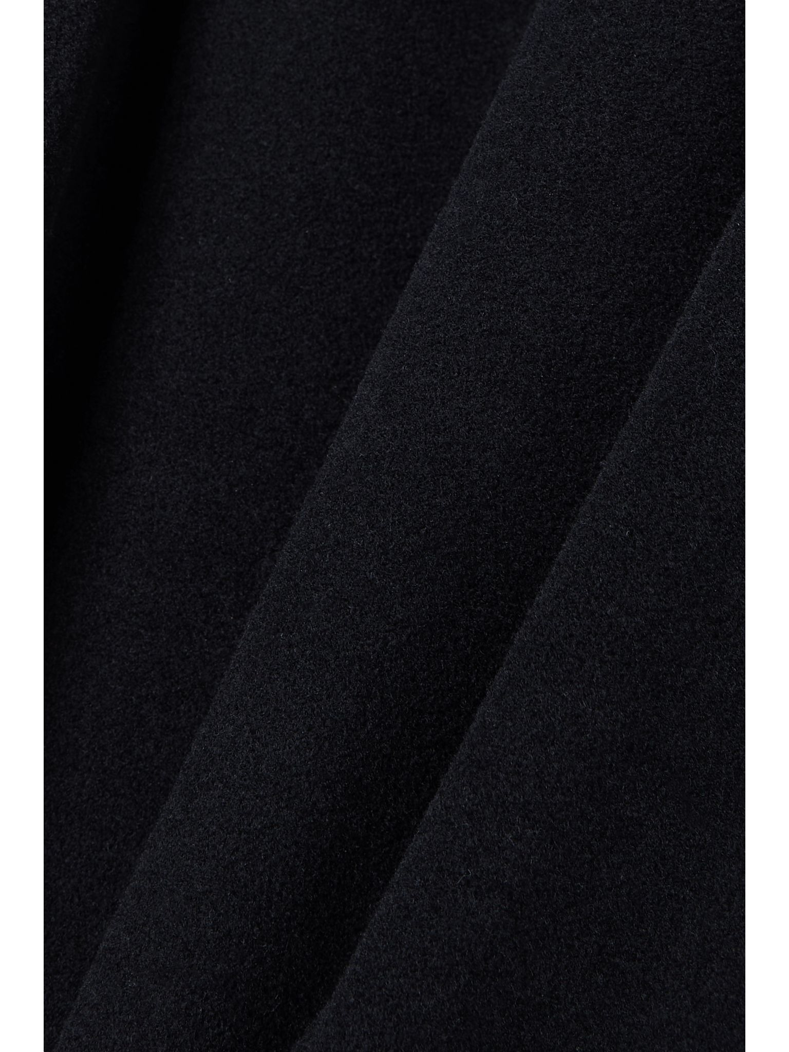 Belted cashmere-blend coat Black - 4