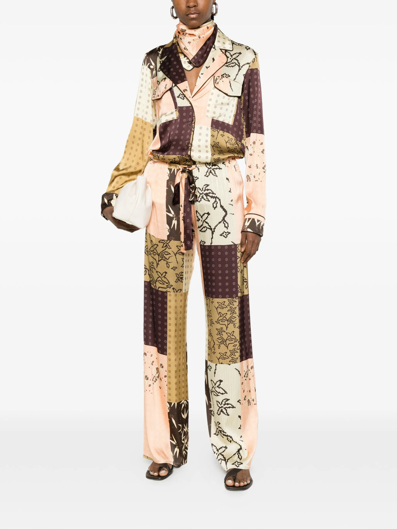 SIEDRÉS Siedres Manoce Floral-detail Trousers outlook