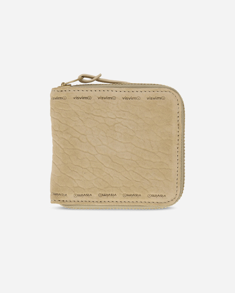 visvim Suede Bi-Fold Wallet Beige outlook
