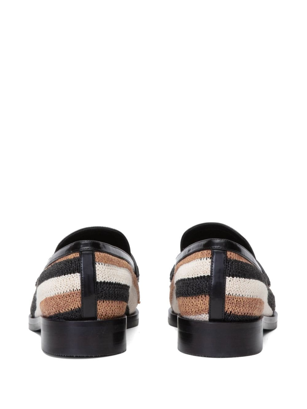 Alexa striped penny loafers - 3