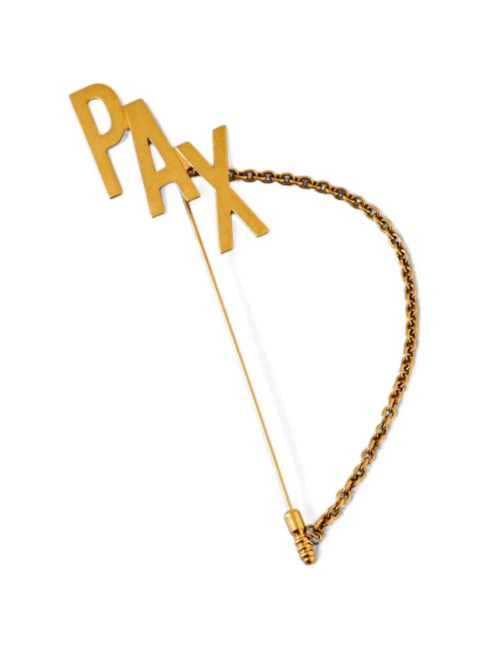 large gilded pax brooch - 1