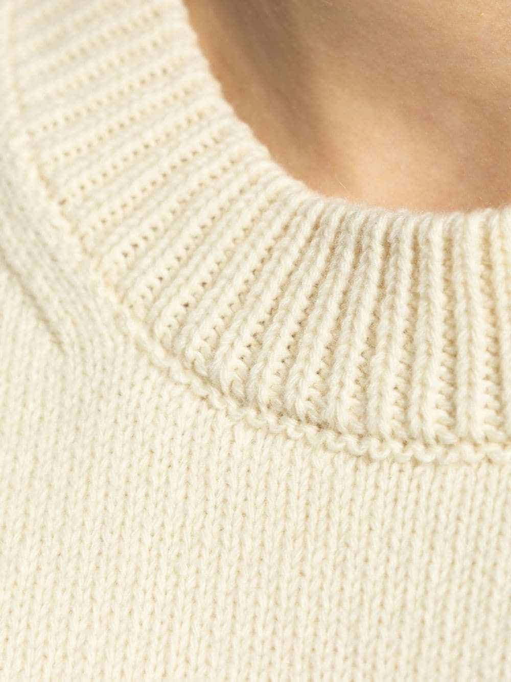 drop-shoulder crew-neck jumper - 5