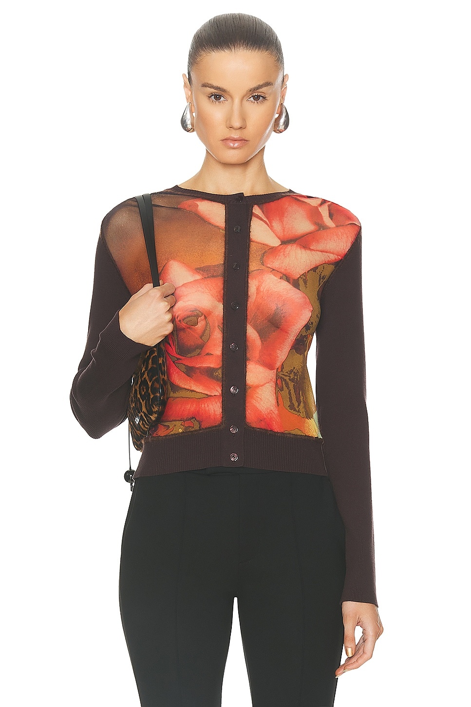 Roses Long Cardigan - 1