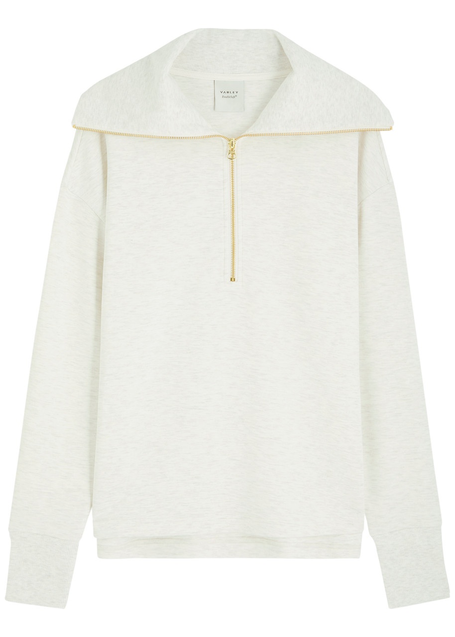 Varley Larson Half-zip Stretch-jersey Sweatshirt - 1